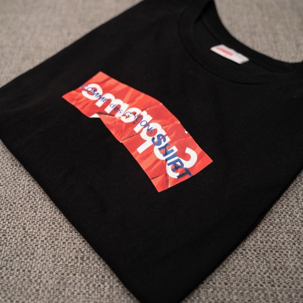 Supreme SS17 CDG Box Logo Black (Small)